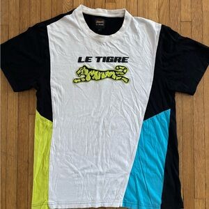 Le Tigre Colorblock T-Shirt size Medium